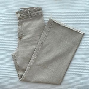 Zara High Rise Marine Straight Jeans
